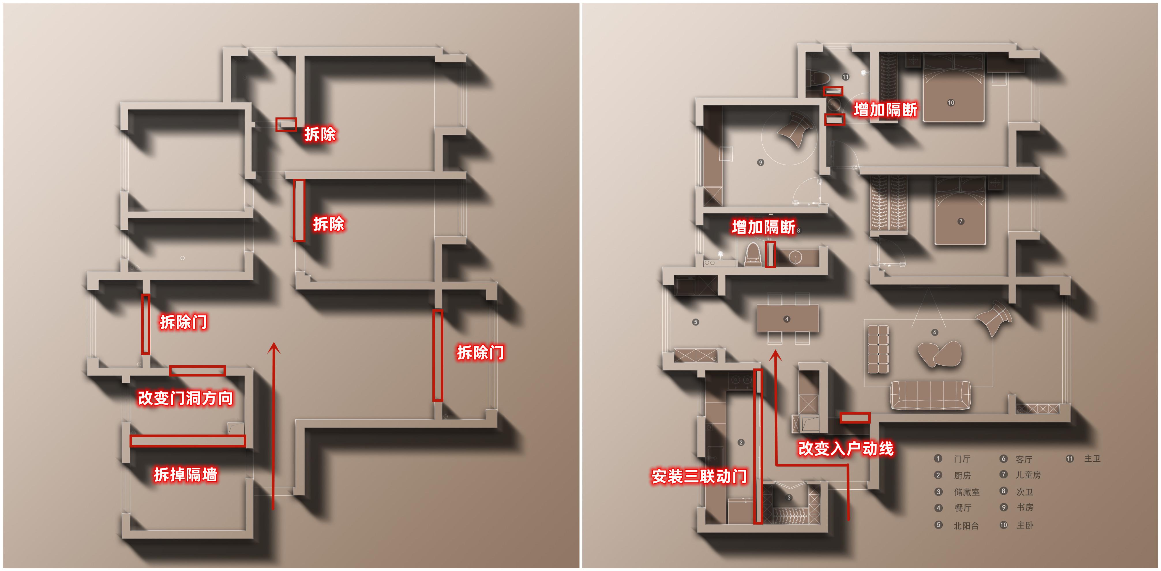 150㎡極簡風(fēng)全屋裝修設(shè)計(jì)效果圖，舒適度堪比豪宅