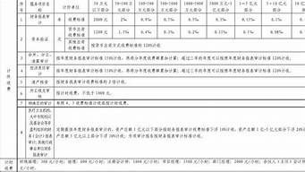 全過程審計收費標準（全過程審計收費標準文件）