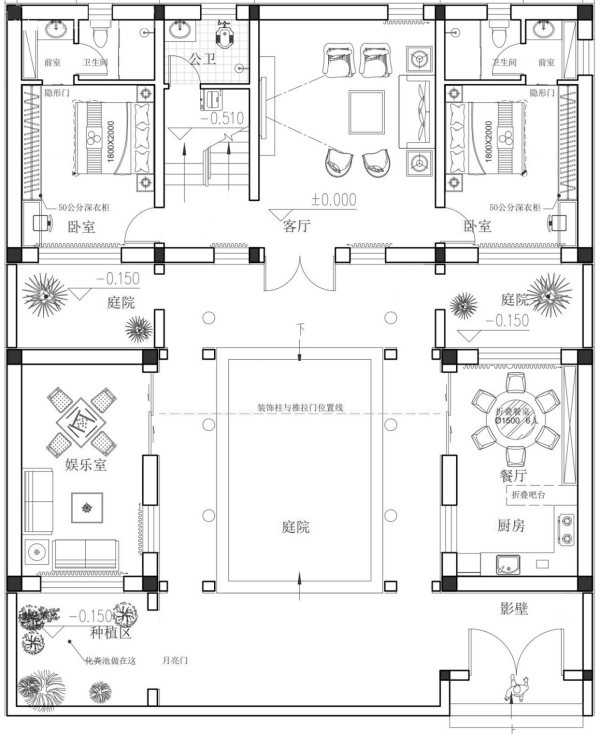 農(nóng)村自建別墅庭院設(shè)計(jì)圖（農(nóng)村自建別墅庭院設(shè)計(jì)圖片）